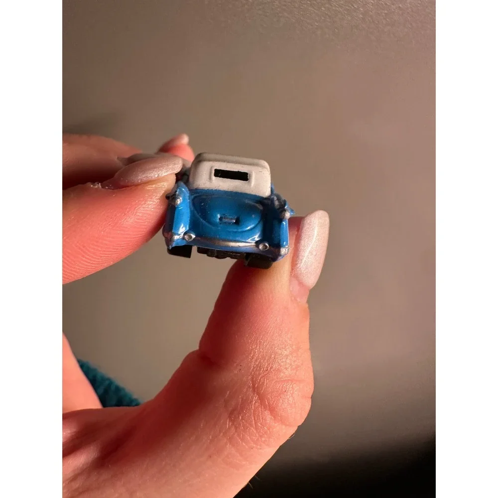 Micro Machines Chevrolet Chevy Corvette Coupe 1955 blue Galoob‎ plastic 32 mm
